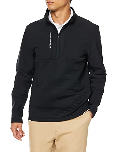 Under Armour Herren Storm Daytona Half Zip Sweatshirt, (001) schwarz/schwarz/reflektierend, Large von Under Armour