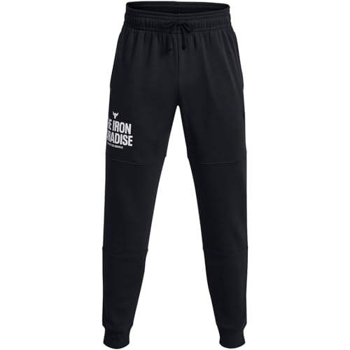 Under Armour Herren Sweathose Project Rock Rival Black L von Under Armour