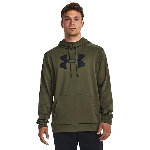 Under Armour Herren Armour Fleece Big Logo Hoodie Kapuzenpullover, (390) Marine Od Grün/Schwarz, X-Large von Under Armour