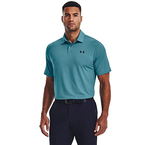 Under Armour Herren UA T2G Polo T-Shirt, Glacier Blue Midnight Navy, L-XL von Under Armour