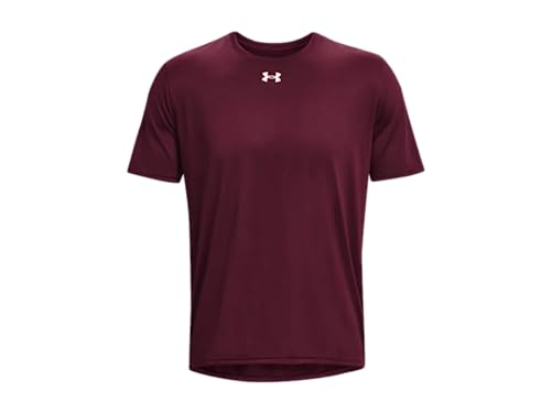 Under Armour Herren Team Tech Loose Cardinal Kurzarm Shirt, Kastanienbraun, 5X-Groß von Under Armour