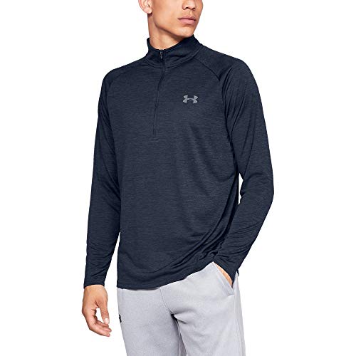 Under Armour Herren Tech 2.0 1/2 Zip-up Long Sleeve T-Shirt Sweatshirt, Academy, XXL Hoch von Under Armour