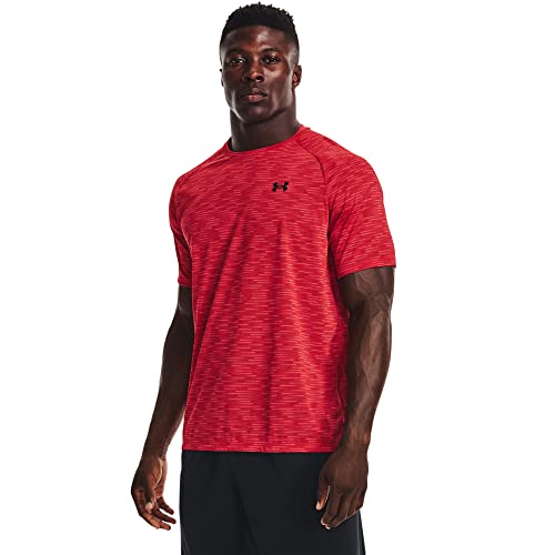 Under Armour Herren Tech 2.0 5c kurzen Ärmeln T-Shirt, Rot (601)/Weiß, 4X-Groß von Under Armour
