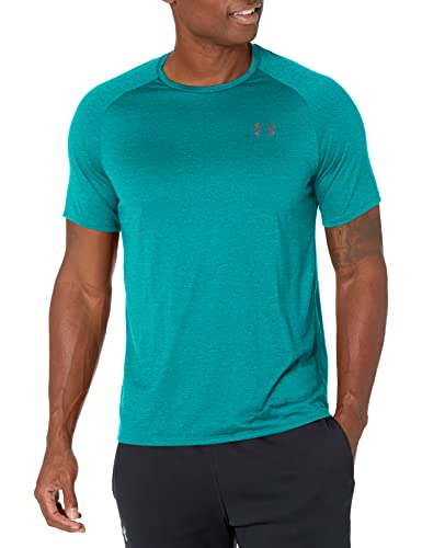 Under Armour Herren Tech 2.0 Kurzarm T-Shirt, (723) Coastal Teal / Schwarz, 4XL von Under Armour