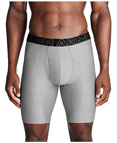 Under Armour Herren Tech Boxerjock, 22,9 cm, 2er-Pack, Steel Heather 3er-Pack, 4X-Large von Under Armour