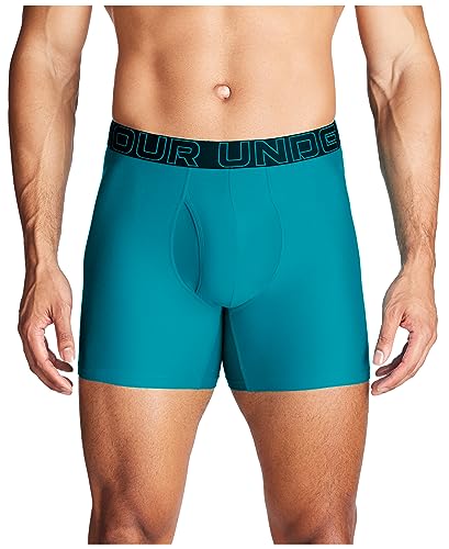 Under Armour Herren Tech Boxerjock 15,2 cm, 2er-Pack, Circuit Teal Solid 3er-Pack, X-Large Under Armour Herren Tech Boxerjock 15,2 cm, 2er-Pack, Circuit Teal Solid 3er-Pack, X-Large von Under Armour