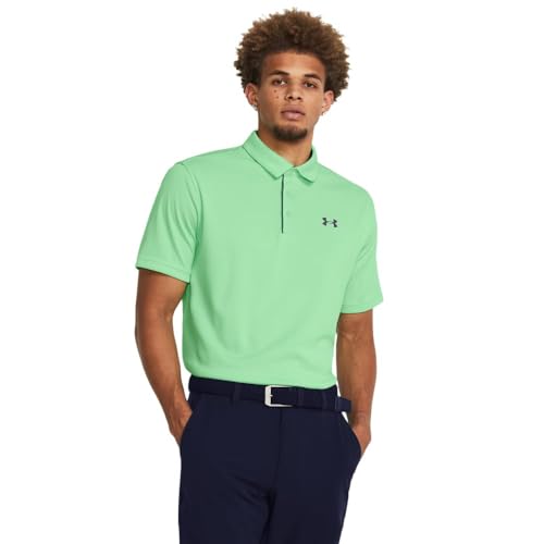 Under Armour Herren Tech Golf-Poloshirt Hemd, (350) Matrix Green/Pitch Gray, XL von Under Armour