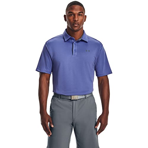 Under Armour Herren Tech Golf Polo Hemd, Starlight (561)/Pitch Gray, L von Under Armour