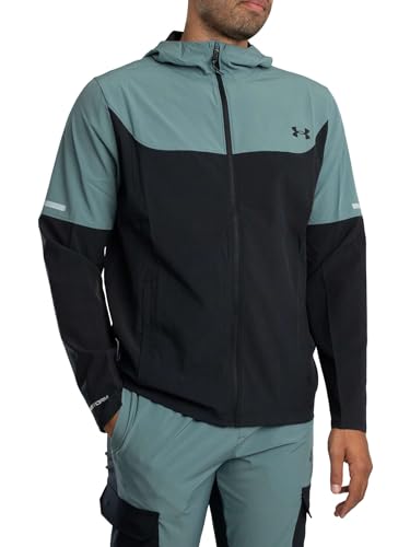 Under Armour Herren Tech Utility-Webjacke, Black/Green, XXL von Under Armour
