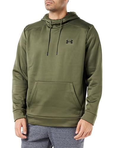 Under Armour Herren UA Armour Fleece Hoodie Sweatshirt, Marine OD Green/Black, XL von Under Armour