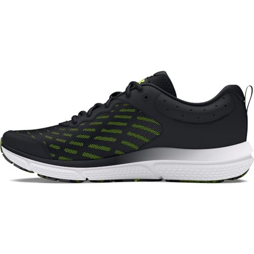 Under Armour Herren UA Charged Assert 10 Laufschuhe, Black/Black/High Vis Yellow, 41 EU von Under Armour