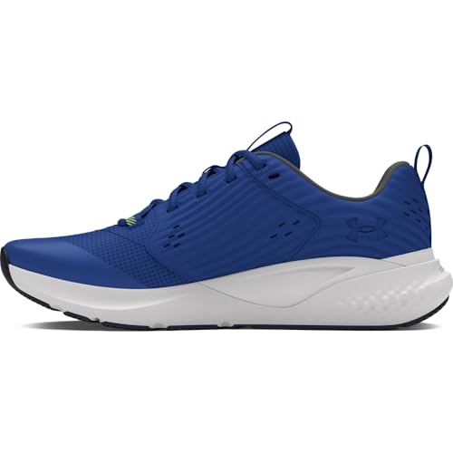 Under Armour Herren Ua Charged Commit 4 Trainingschuhe, Tech Blue Distant Gray Morph Green, 40.5 EU von Under Armour