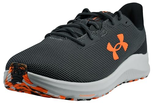 Under Armour Herren UA Charged Pursuit 4 Laufschuhe, Castlerock/Anthracite/Blaze Orange von Under Armour