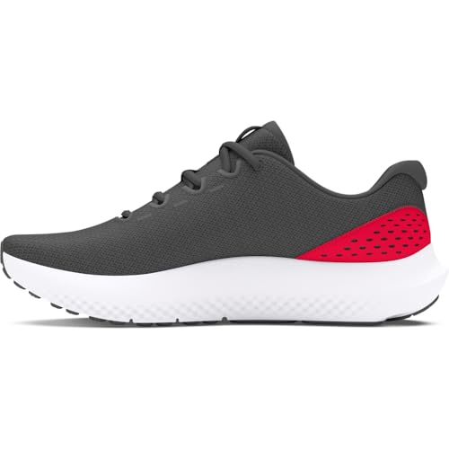 Under Armour Herren UA Charged Surge 4 Laufschuhe, Castlerock/Red/Red, 46 EU von Under Armour