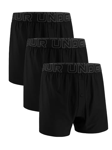 Under Armour Herren UA Lounge Tech Mesh Boxershorts, Schwarz, Schwarz, X-Large von Under Armour