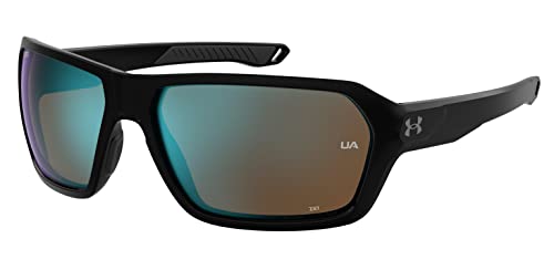 Under Armour Unisex Ua Recon Sunglasses, 807/W1 Black, 64 von Under Armour