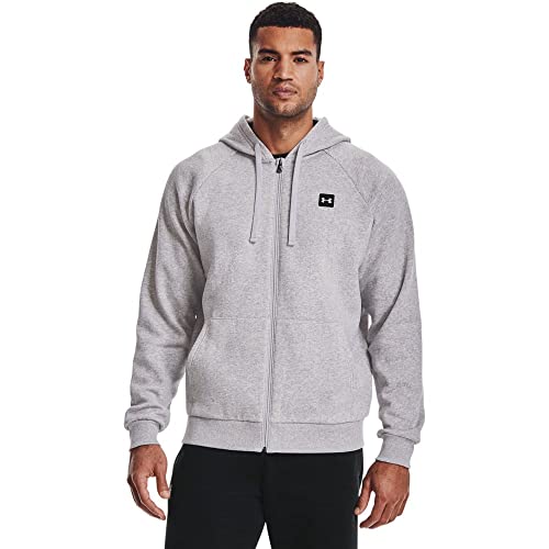 Under Armour Herren UA Rival Fleece FZ Hoodie, Fleece Zip Up Hoodie, weich gebürsteter Herren Pullover mit durchgehendem Reißverschluss von Under Armour