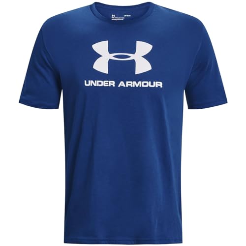 Under Armour Herren UA Sportstyle Logo SS T-Shirt, Blue Mirage/White/White, S von Under Armour