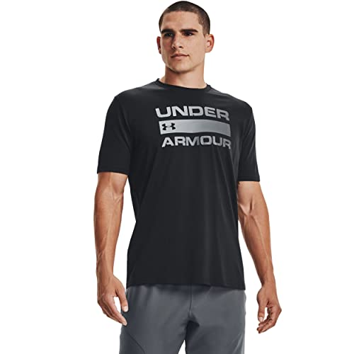 Under Armour Herren UA Team Issue Wordmark SS T-Shirt, Schwarz, X-Klein von Under Armour