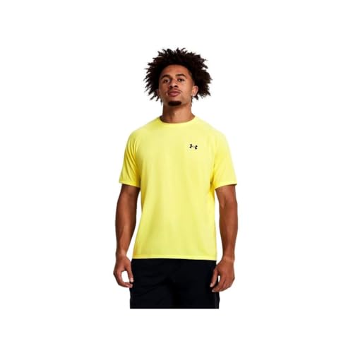 Under Armour Herren Men's UA Techâ„¢ 2.0 Short Sleeve T-Shirt, Blickdicht, gelb, XXL von Under Armour