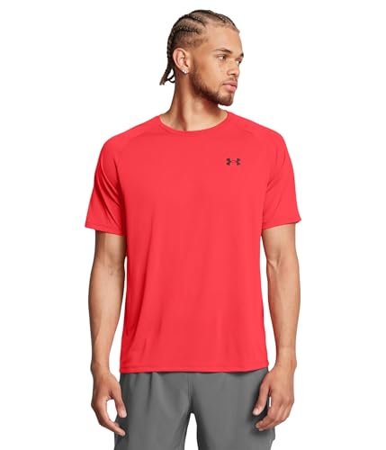 Under Armour - - Herren UA Tech 20 SS T-Shirt, Kolorit Racer Red (713), Größe: L Regular von Under Armour