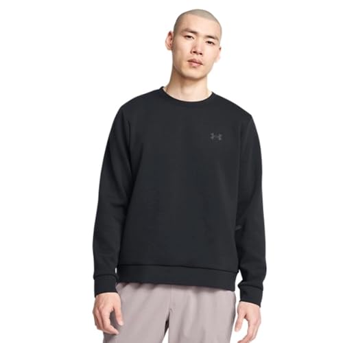 Under Armour Herren UA Unstoppable FLC Crew EU Sweatshirt, schwarzes, XL von Under Armour