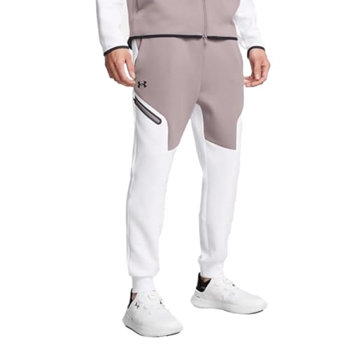 Under Armour Herren UA Unstoppable FLC Jgr EU Trainingshose, Tetra Gray/White/Black, XL von Under Armour