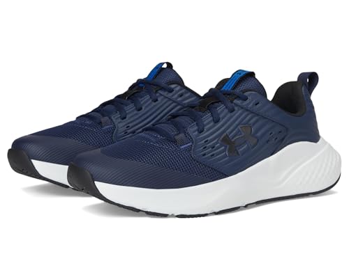 Under Armour Herren Charged Commit Training 4, atmungsaktive Herren Trainingsschuhe, stoßdämpfende Fitnessschuhe,Washed Navy / Distant Gray / Black,42 von Under Armour
