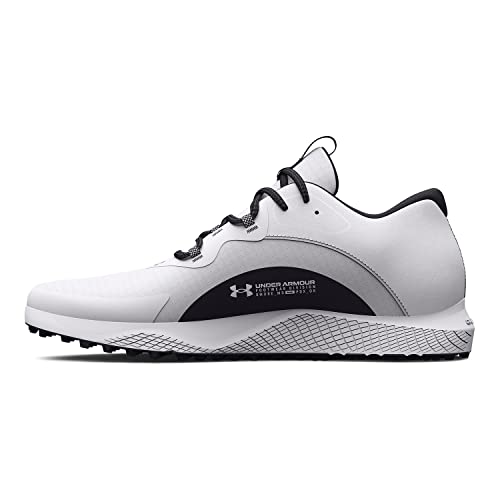 Under Armour Herren Ua Charged Draw 2 Sl Molded Rubber Cleats, (100) White/Black/Black, 42 EU von Under Armour