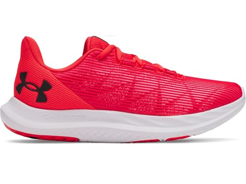 Under Armour Herren Charged Speed Swift, leichte Laufschuhe mit Mesh, Joggingschuhe mit robuster Gummisohle,Racer Red / Racer Red / Black,44 von Under Armour