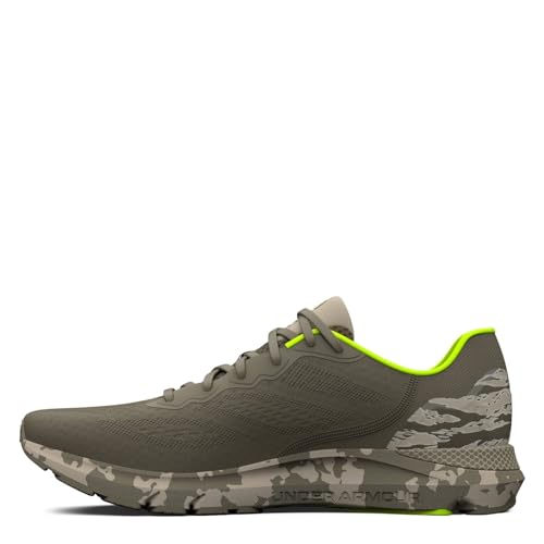 Under Armour Herren Ua HOVR Sonic 6 Camo Technical Performance, (301) Mossy Taupe/Mossy Taupe/Lime Surge, 42.5 EU von Under Armour