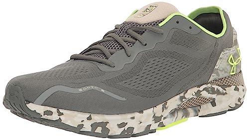 Under Armour Herren Ua HOVR Sonic 6 Camo Technical Performance, (301) Mossy Taupe/Mossy Taupe/Lime Surge, 46 EU von Under Armour