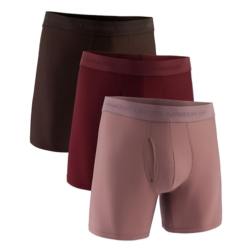 Under Armour Herren Ua Performance Tech Mesh-Mod 6 in 3pk,Sierra Taupe Retroshorts, Medium von Under Armour