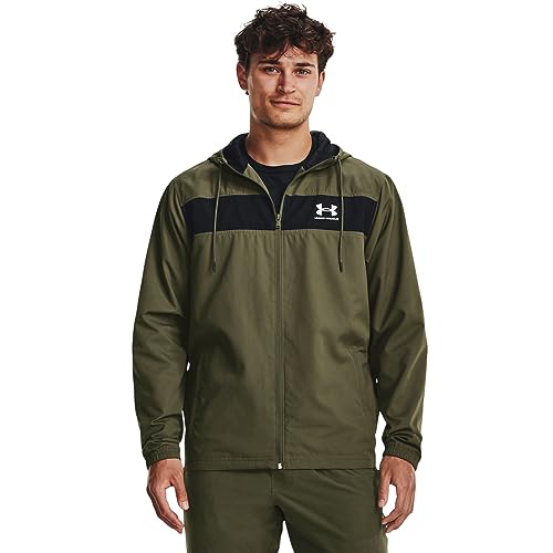 Under Armour Herren Ua Sportstyle Windbreaker Jacket Sweatshirt, grün, XL von Under Armour