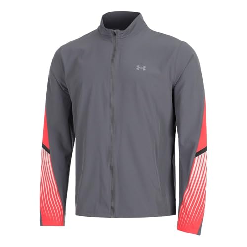 Under Armour Herren Velociti Storm Jacket Laufbekleidung Laufjacke Gray - Grau L von Under Armour