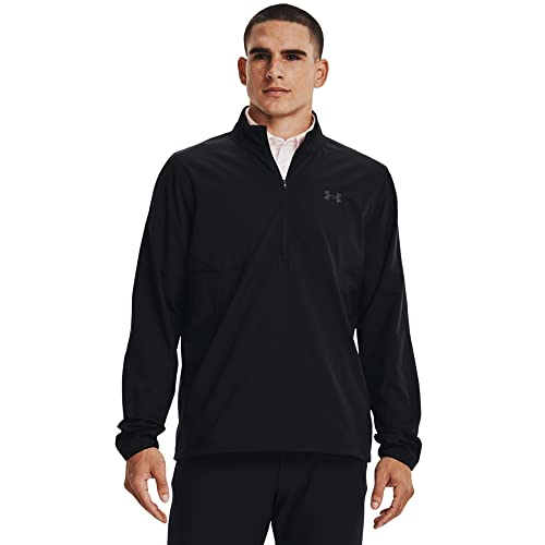 Under Armour Herren Windstrike 1/2 Zip Golf Pullover - Schwarz - M von Under Armour