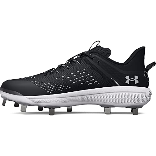 Under Armour Herren Yard Low Mt Baseball Cleat Schuh, (001) Schwarz/Schwarz/Wei , 43 EU von Under Armour