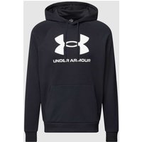 Under Armour Hoodie mit Label-Print in Black, Größe XL von Under Armour