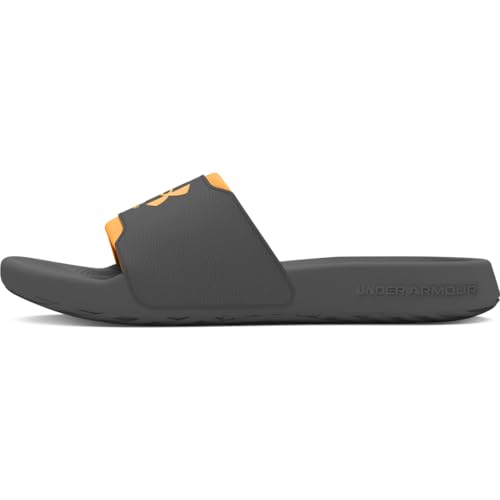 Under Armour Ignite Select Slide Sandale für Herren, (102) Castlerock/Castlerock/Nova Orange, 46 EU von Under Armour