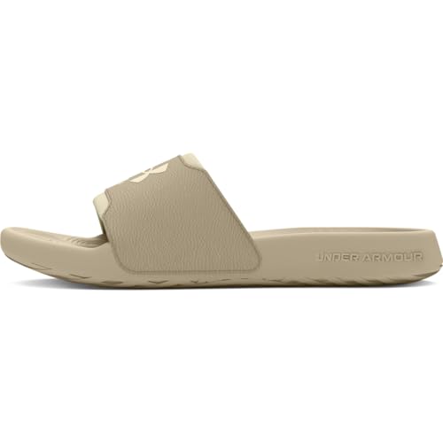 Under Armour Ignite Select Slide Sandale für Herren, (200) Khaki Base/Khaki Base/Silt, 42.5 EU von Under Armour