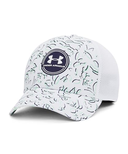 Under Armour Herren Iso-chill Driver Mesh Hut, (105) Weiß/Weiß, M/L von Under Armour