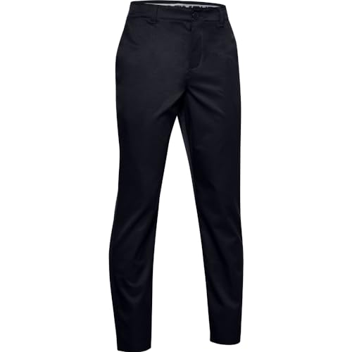 Under Armour Jungen Golf Hose Golfhose Gerades Bein Schwarz/Mod Grau 9-10 Jahre von Under Armour