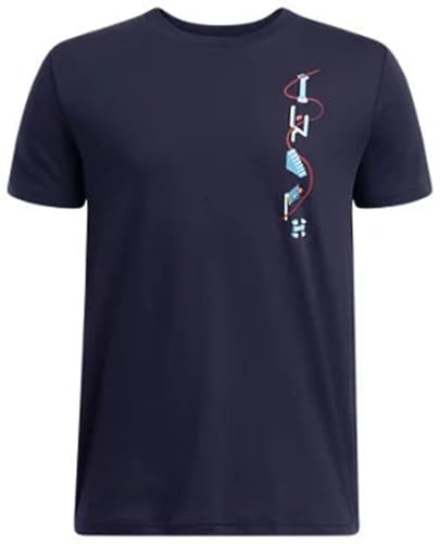 Under Armour Jungen Jungen UA Portal Logo Kurzarm Tops, Midnight Navy/Ether Blue, L Under Armour Jungen Jungen UA Portal Logo Kurzarm Tops, Midnight Navy/Ether Blue, L von Under Armour