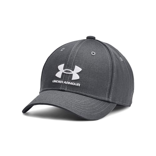 Under Armour Jungen Kappe Youth Branded Lockup Adj 1381646 Pitch Gray One size von Under Armour