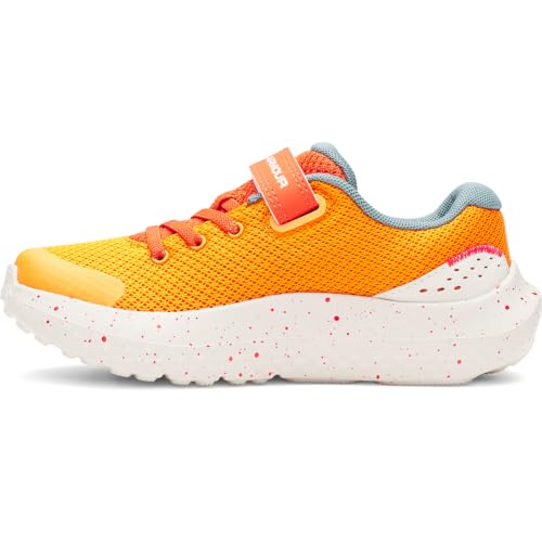 Under Armour Jungen Pre School Surge 4 Sneaker mit alternativem Verschluss, (793) Squad Orange/Orange Base/Stone, 10.5 Toddler von Under Armour