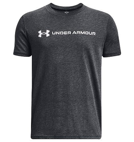 Under Armour Jungen UA Team Issue Wordmark Shorts Sleeve T-Shirt, grau, 62-68 von Under Armour