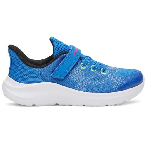 Under Armour Jungen Ua BPS Pursuit 4 Bl Ac Sneaker, Blue Atlantis High Vis Gelb Weiß von Under Armour