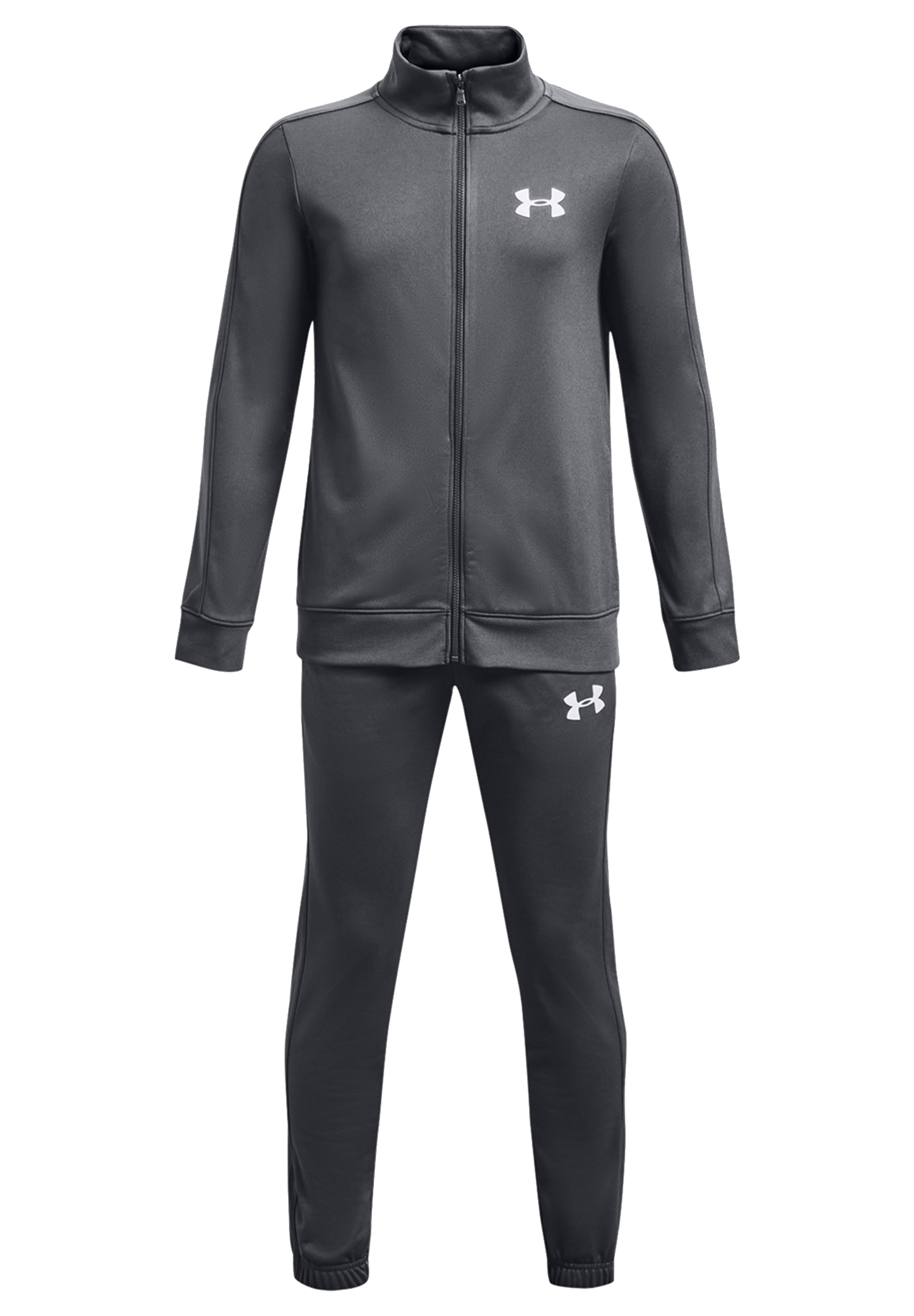 Under Armour Kids Knit Track Suit Trainingsanzug Jogginganzug 1363290 Grau von Under Armour