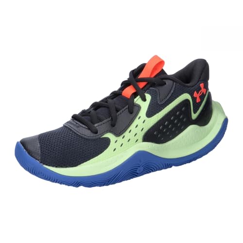 Under Armour Kinder Basketballschuhe Grade School Jet 23 3026635 Black/Morph Green/Beta 40 von Under Armour
