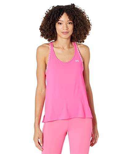 Under Armour Knockout Trainingstank Damen pink/weiß, L von Under Armour